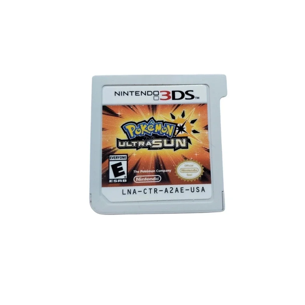 Pokemon Ultra Sun Nintendo 3DS Game Cartridge LNA-CTR-A2AE-USA Authentic NTS